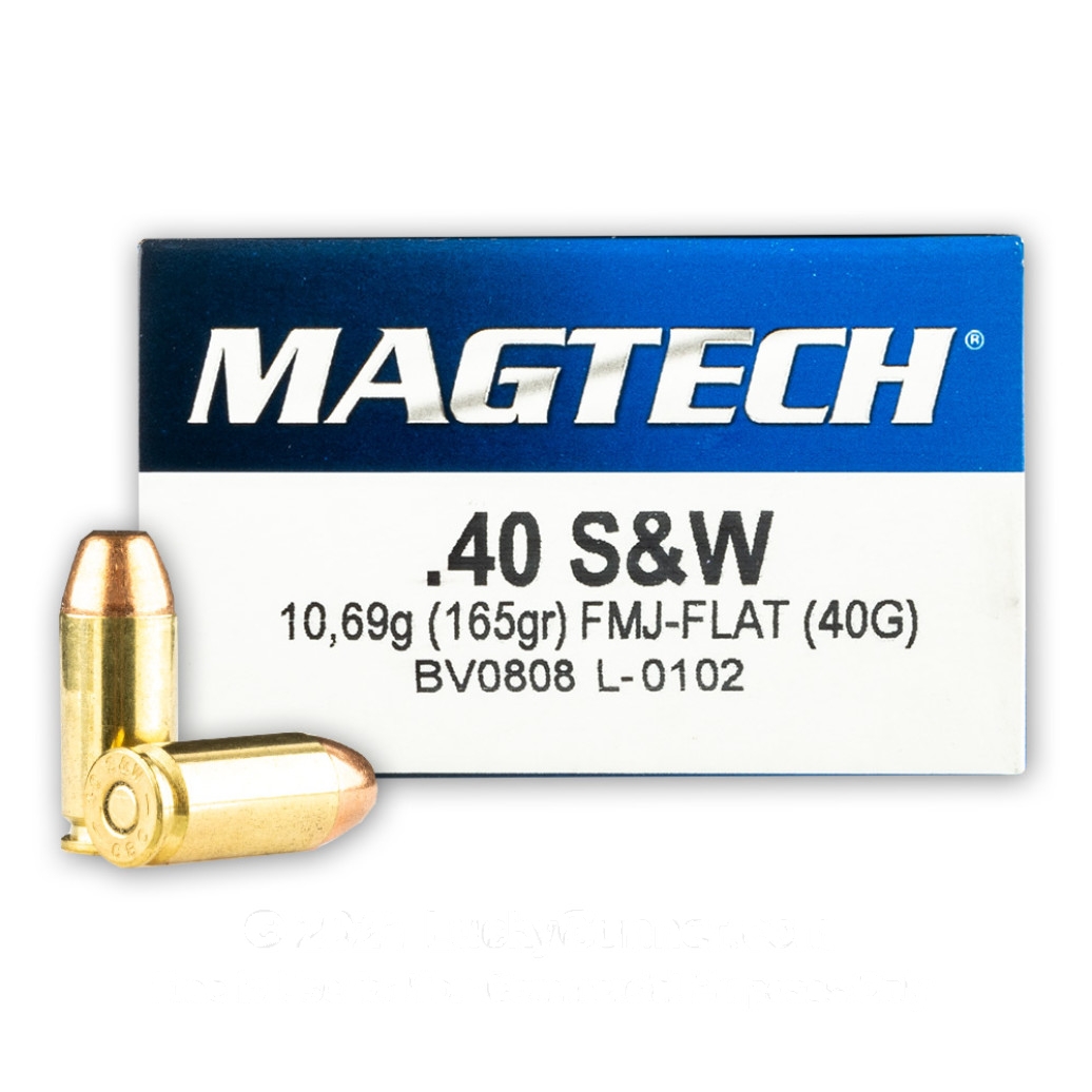 40-SW-165-Grain-FMJ-Flat-Nose-Magtech-1000-Rounds