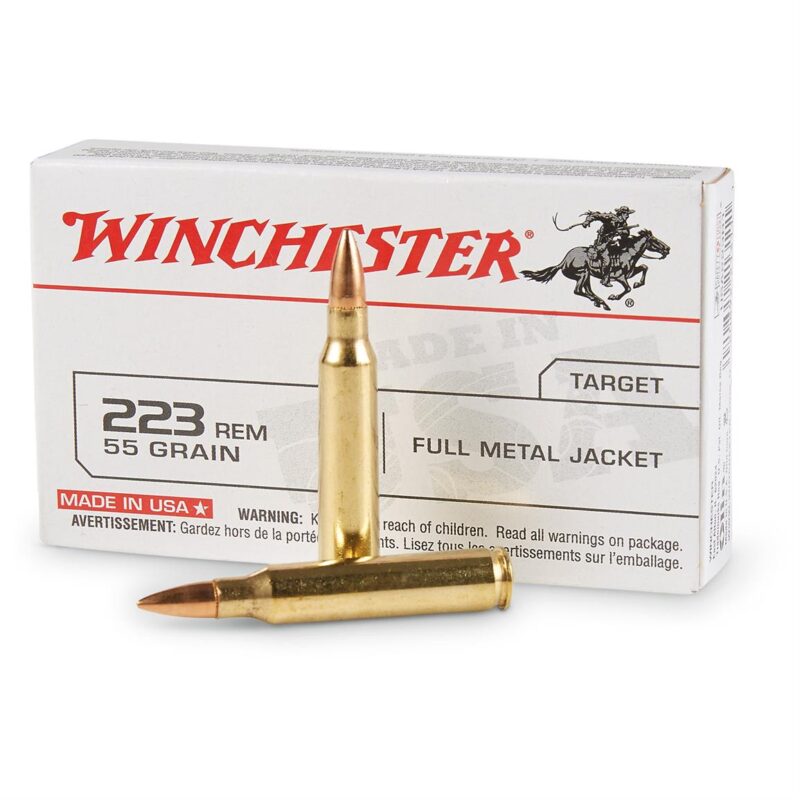 Winchester USA Ammunition 223 Remington 55 Grain Full Metal Jacket