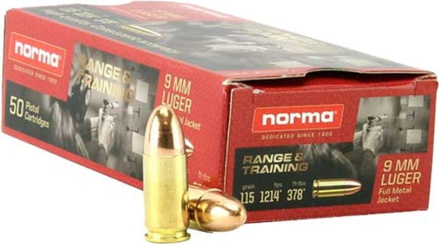 Norma-Range-Training-FMJ-9mm-Luger-115-Grain-Full-Metal-Jacket-Brass-Cased-Centerfire-Pistol-Ammunition