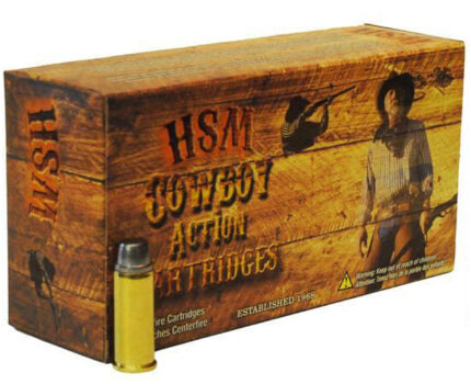 HSM Cowboy Action Hard Cast Handgun Ammunition 45 Colt 250gr RNFP 860 fps 50/ct
